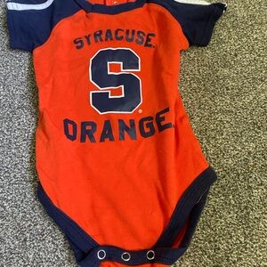 Syracuse Orange Kids One Piece - Navy and Orange